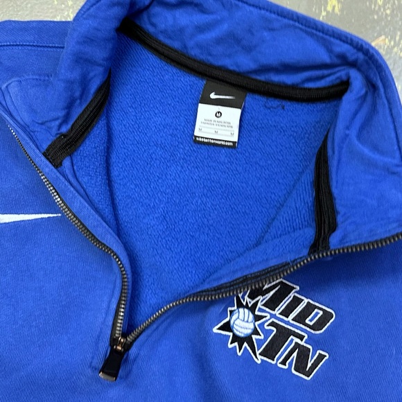 Nike Middle Tennessee Volleyball 1/4 Zip Crew Neck Sweater 598442-493 Medium - Picture 4 of 9